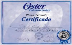 Certificado Oster